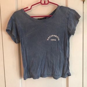 Set of 4 brandy Melville blue T-shirt tops
